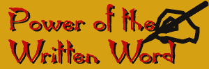 Power of the written word